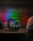 Multifunctional Bluetooth Alarm Clock Speaker with LED Display and Colorful Night Light – 2200mAh Battery 3