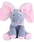 Musical Plush Elephant – Cuddly Stuffed Animal with Moving Features for Children 0