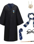 MysticRobe | Enchanting Wizard Costume Set with Cloak, Wand, and Accessories 9