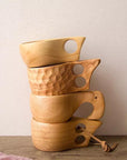 NatureCraft | Unique Handcrafted Organic Wooden Drinking Cup 4