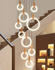 NatureLuxe - Wooden Chandelier for Elegant Illumination 4
