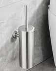 NeatSteel | Stylish Durable Stainless Steel Toilet Brush Set 12