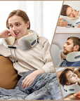 Neck Pillow Massager Velvet Memory Foam Travel 1