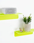NeonAura | Vibrant Modern Acrylic Floating Shelf Set 1