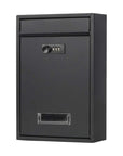 NoirGuard | Secure Stylish Black Letterbox with Combination Lock 1