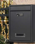 NoirGuard | Secure Stylish Black Letterbox with Combination Lock 2