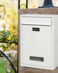 NoirGuard | Secure Stylish Black Letterbox with Combination Lock 3