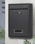 NoirGuard | Secure Stylish Black Letterbox with Combination Lock 6