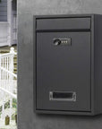 NoirGuard | Secure Stylish Black Letterbox with Combination Lock 7