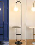 NordicGlow - Floor Lamp with Side Table 5