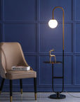 NordicGlow - Floor Lamp with Side Table 6