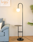 NordicGlow - Floor Lamp with Side Table 7