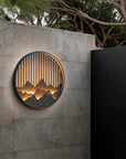 Novalith | Artistic Mountain Wall Lamp Outdoor for Home Interiors 0