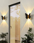 Novora | Enchanting Butterfly Outdoor Wall Lamp for Minimalist Elegance 3