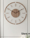 ScandiTime – Nordic Style Solid Wood Wall Clock for Minimalist Elegance