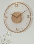 ScandiTime – Nordic Style Solid Wood Wall Clock for Minimalist Elegance
