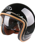 Kask otwarty Retro Design Lekki ABS
