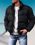 Oliver | Cozy Stylish Black Puffer Jacket 1