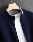 Oliver | Elegant Cashmere Zip Jacket 7