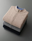 Oliver | Elegant Cashmere Zip Jacket 8