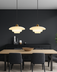 Olynt | Luminous Milky White Glass Pendant Lamp for Modern Home Spaces 0