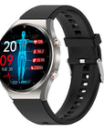 One-click blood sugar | Blood glucose blood pressure EKG | EKG HRV heart frequency monitor health smart watch 9