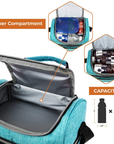 OpalCooler | Stylish Insulated Double Compartment Kids Lunch Box 4