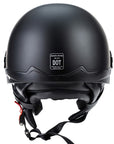 Open Cruiser Motorcycle Helmet DOT Approved Lightweight Design 2