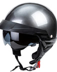 Open Cruiser Motorcycle Helmet DOT Approved Lightweight Design 7