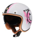 Open Face Helmet Retro Design Lightweight ABS 7