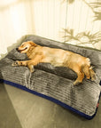 Orthopedic Dog Bed for Large Dogs with Supportive Foam and Soft Fleece Cover - Comfortable and Non-Slip 0
