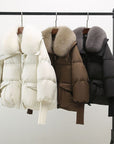 Oslo | Women's Short Coat with Padded Hood for Winter 5