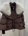 Oslo | Women's Short Coat with Padded Hood for Winter 8
