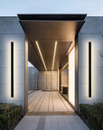 Outdoor Wall Light Contemporary Black Metal LED Design 2