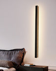Outdoor Wall Light Contemporary Black Metal LED Design 4