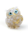 OwlStone | Charming Handcrafted Natural Crystal Owl Figurine for Décor 23
