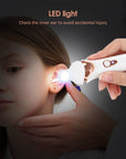 Painless Ear Cleaner with LED Light – Rechargeable Safe Earwax Removal Tool for Family Use 6