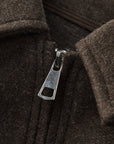 Paris | Plain Zipper Tweed Jacket 2