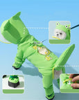 Pawtastic | Adorable Waterproof Dog Raincoat with Full Body Coverage 4