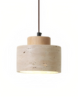 Pendrel | Elegant Travertine Inspired Stone Pendant Lamp 0