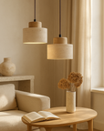 Pendrel | Elegant Travertine Inspired Stone Pendant Lamp 2