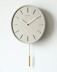 PendulumCraft - Scandinavian Cement Wall Clock 4