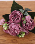 PeonyBliss | Elegant Lifelike Silk Floral Arrangement for Home Décor 1