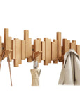 PianoWood | Elegant Minimalist Wooden Coat Hook for Wall Organization 5