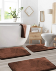PlushWave | Cozy Quick-Dry Memory Foam Bathroom Mat Set 3