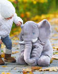Plush Elephant Cushion – Super Soft Comfort for Babies and Toddlers, Available in 40cm and 60cm Sizes 2