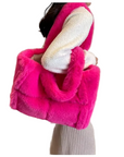 Plush Shoulder Bag for Women – Soft Faux Fur Design with High Capacity for Everyday Use 2