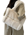 Plush Shoulder Bag for Women – Soft Faux Fur Design with High Capacity for Everyday Use 4