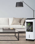 Enfriador de aire para habitación sin ventana – Aire acondicionado compacto de pie para control eficiente del clima interior
