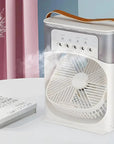 Portable Air Cooler Fan with LED Light 5